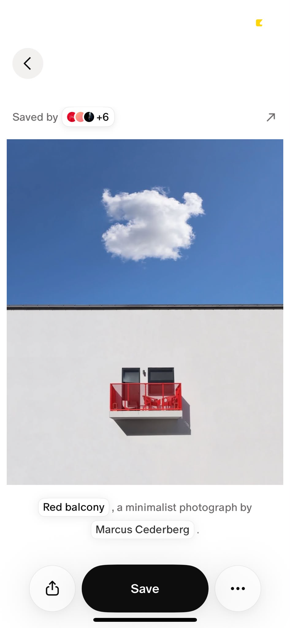 Sky above the building